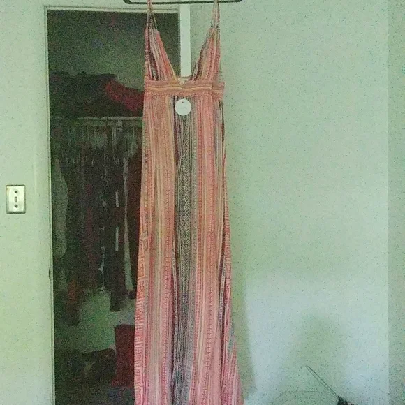 Boho maxi dress en créme - Picture 1 of 5